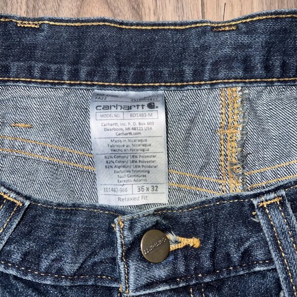 CARHARTT Blue Jeans Size 36/32 | New (no tags) - Picture 5 of 7